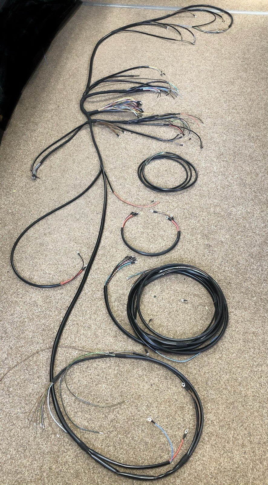 Mercedes 190 SL W121 Kabelbaum + Bremsleitungssatz, Neu und komplett