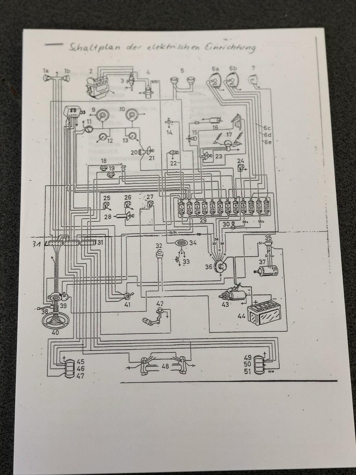 Mercedes 190 SL W121 Kabelbaum + Bremsleitungssatz, Neu und komplett