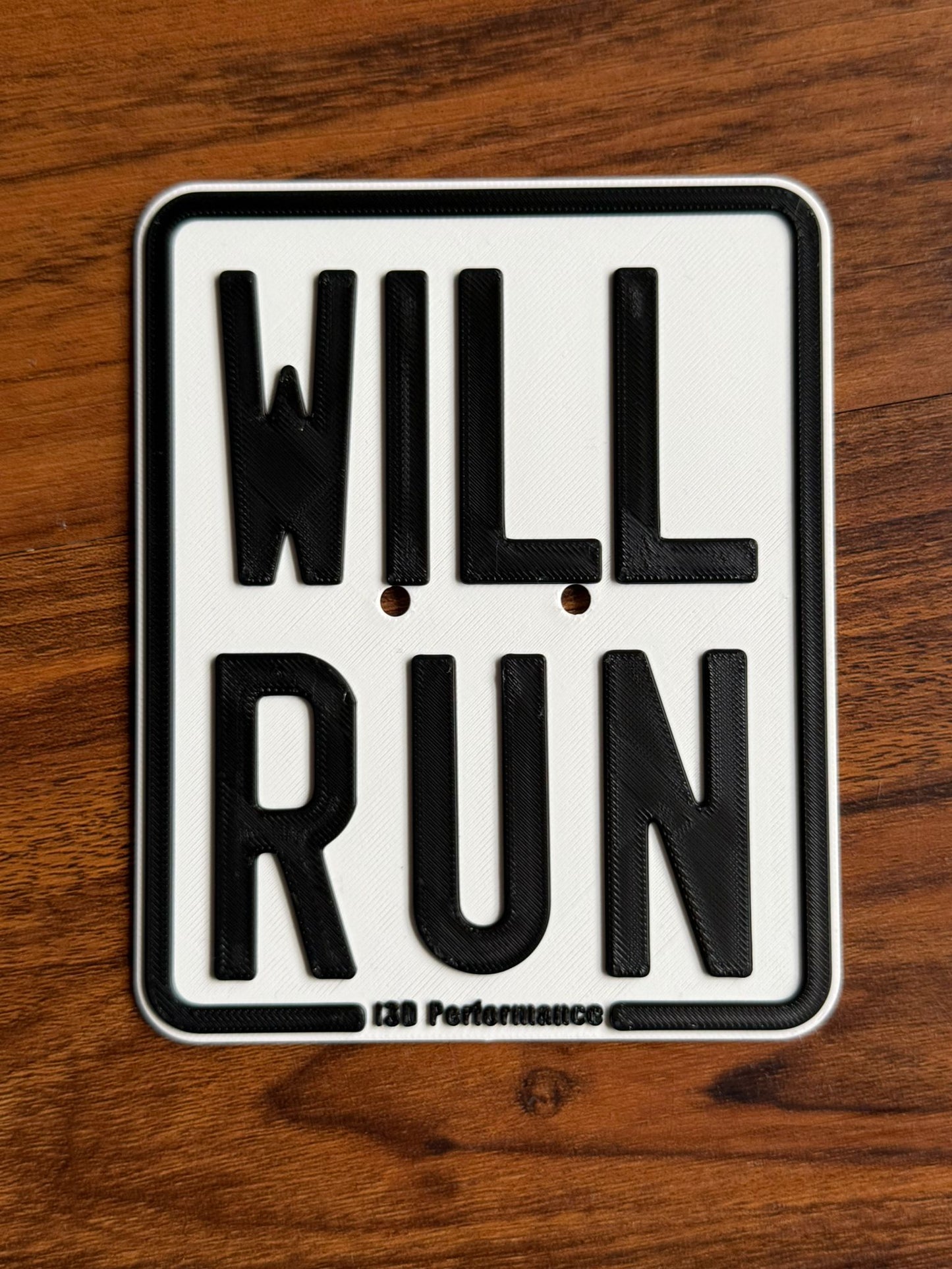 Will Run Show Kenzeichen
