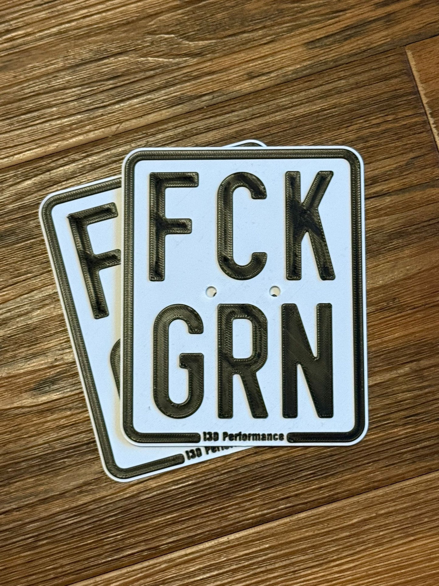 FCK GRN Show Kenzeichen