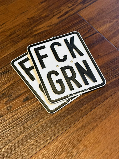FCK GRN Show Kenzeichen