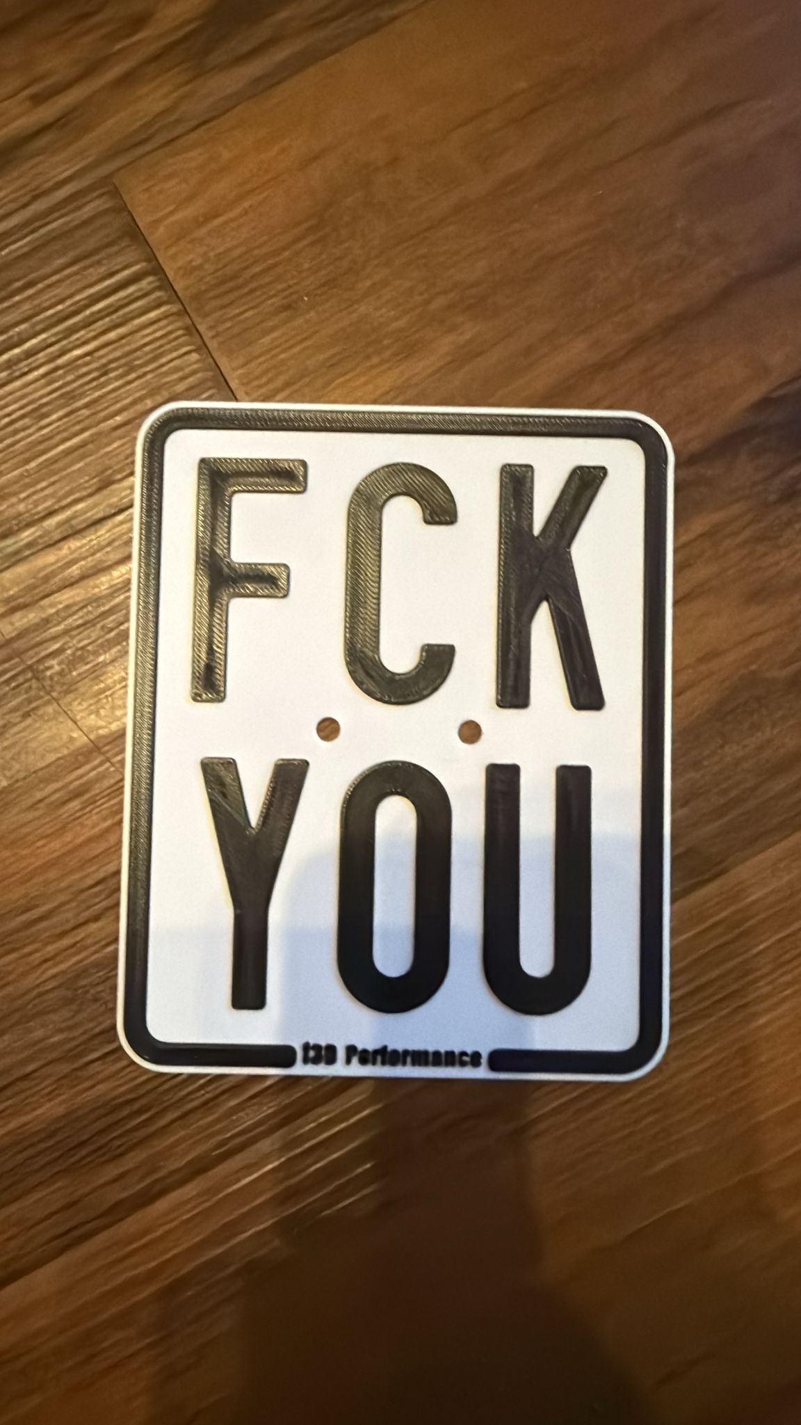 FCK YOU Show Kenzeichen